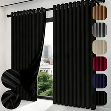 2 Panele Cortinas Blackout Para Ventana 264x214cm Habitacion