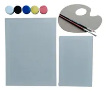 Comprar Kit De Arte Niños: Bastidores + Pinceles + Paleta + Pinturas