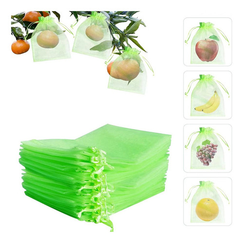 P 100 Bolsas Protectoras De Frutas, Bolsas De Malla Para