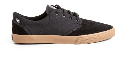 Imagen 4 de 5 de Zapatillas Va Skate Cuero / Lona Negro Caramelo Envió Gratis