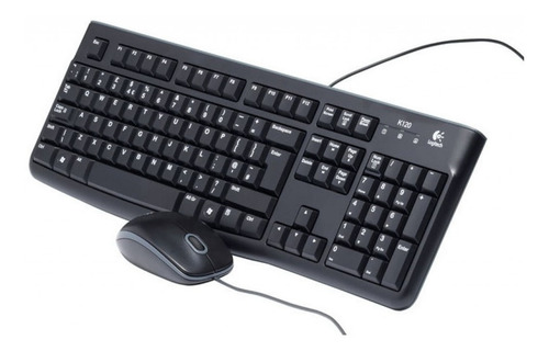 Kit Teclado Numerico Español Y Mouse Usb Logitech Mk120 Flex