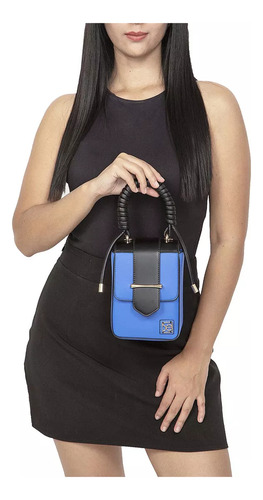 Bolsa Crossbody Cloe Doble Función Con Maneral Trenzado