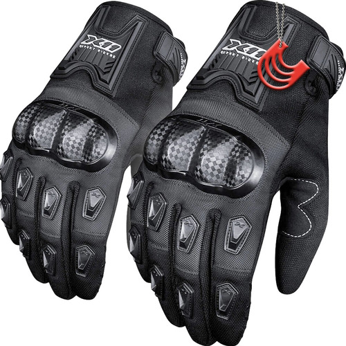 Luva X11 Masculina Blackout 2 Touch Verão Motociclista Moto