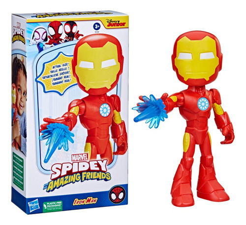 Boneco Plk Spidey Homem De Ferro Grande - Hasbro F6164