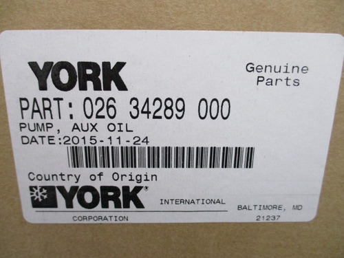 Johnson Controls York 026-34289-000 Nsfs Qqc