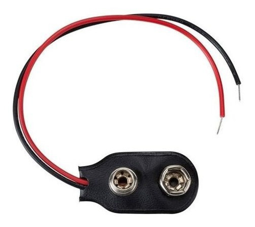 Conector Bateria 9v Snap Con Cable Clip X 10 Unidades