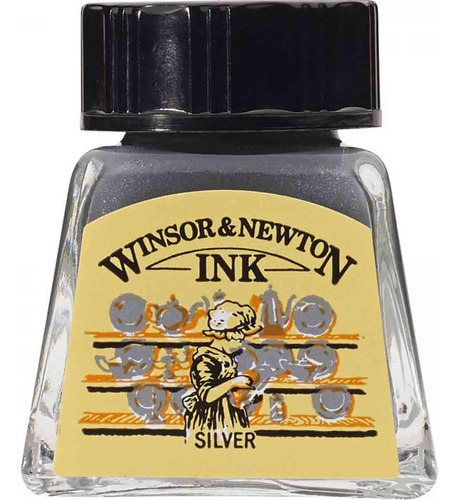 Tinta Para Desenho Winsor & Newton Silver 14ml