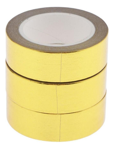 Rollo De Cinta Adhesiva Adhesiva Decorativa De 3 Rollos En B