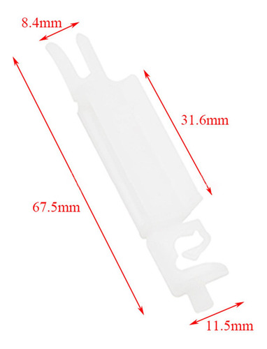 12x Clips De Abrazadera Fija Para Parabrisas Delantero De