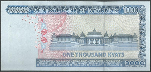 Myanmar 1000 Kyats Nd2019