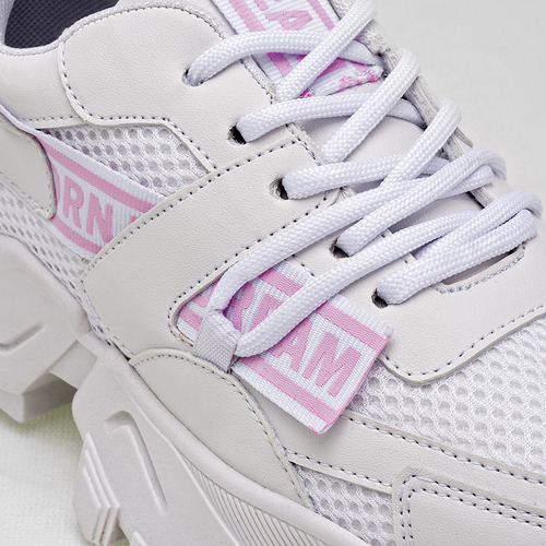 Tenis Mujer Joshua 1130 Blanco Rosa 125-271