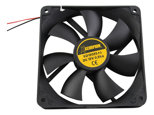 Xscorpion Fan61 12-volt 6-inch Square Rotary Cooling Fan