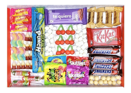 Caja De Dulces Y Chocolates Para Regalo - Happy Rainbow