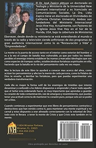 Anakainosis De Tu Mente Transformada Por La..., de Zapico, Dr Jose. Editorial J.V.H. Ministries/Publications en español