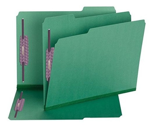 Smead Pressboard Sujetador Carpeta De Archivos Con Safeshiel