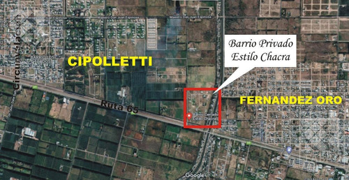 Imagen 3 de 7 de Terreno Venta Cipolletti, Barrio Privado Estilo Chacra