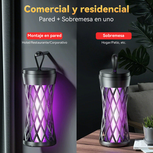 Mini Lámpara Antimosquitos Para Exteriores Con Led 10w Lámpara Antimosquitos Para Insectos Mosquitos, Led Uv