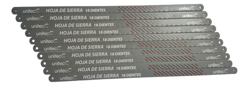 Hoja Lámina Segueta Para Arco 300mm/ 12pul 8d/18t X10 Hojas