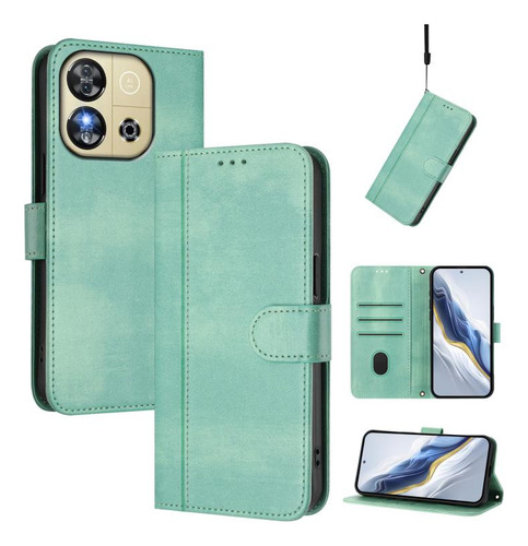 Funda De Piel Retro Para Oukitel C57s/c57 Pro/blu J12/ouki