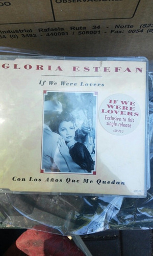 Con Los Anos Que Me Quedan..cd Single..gloria Estefan.
