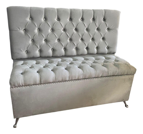 Combo Respaldo Capitoné 105cm + Baulera 100x40x60cm Indicar En El Chat