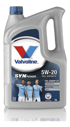 Aceite 5w20 Valvoline Sintético Synpower Api Sn, Acea C5 5lt