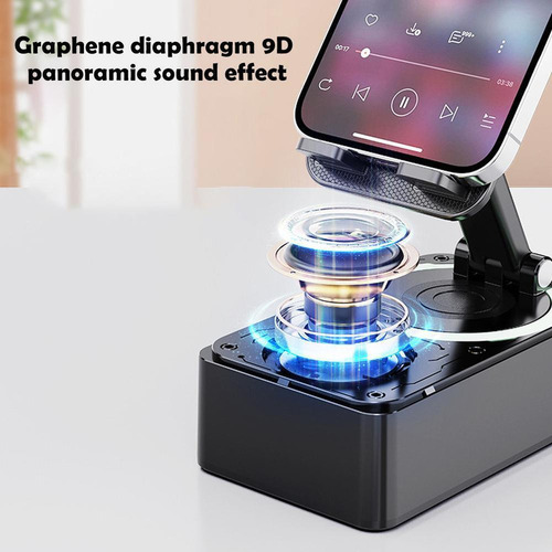 Nuevo Altavoz Bluetooth Con Soporte Ajustable Para Teléfono