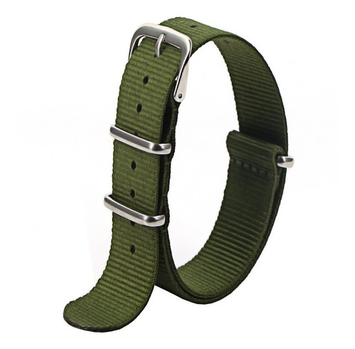 Correa Nato Para Reloj.  Verde Mod.ns3