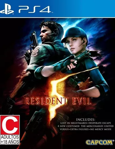 Jogo Ps4 Resident Evil 5 Fisico