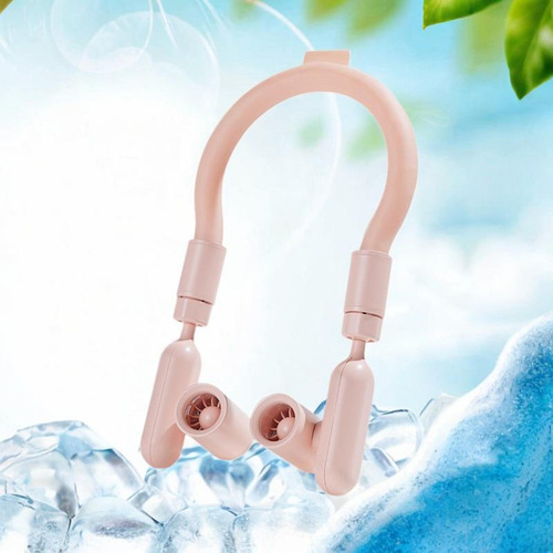 Para Colgar En El Cuello, Ventilador Portátil Con Rosa