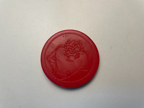 Master Tazo Looney Tunes Elma Chips Ótimo Taz Vermelho