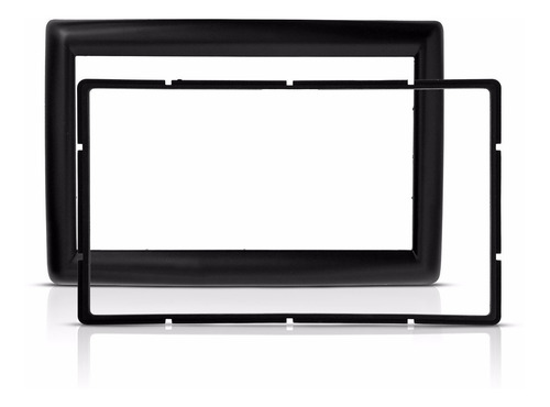 Imagem 2 de 3 de Moldura Para Dvd 2 Din Megane 27 08 09 10 11