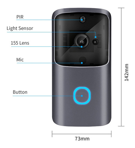 Timbre Inteligente Timbre De Video Timbre Inteligente Wifi