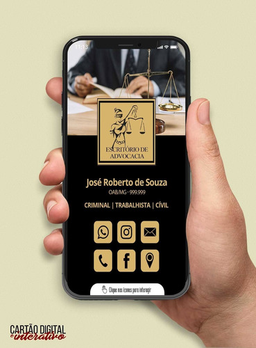 Imagem 5 de 8 de Cartão De Visita Digital E Interativo Atual