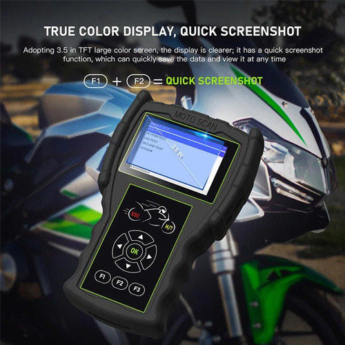 Scanner De Teste Diagnóstico Código Obd2 Motocicleta M100pro