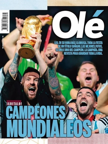 Olé Revista Argentina Campeón Qatar 2022 / De Colección