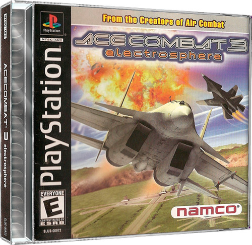 Jogo Ace Combat 3 Para Playstation 1 Ps1 Psone