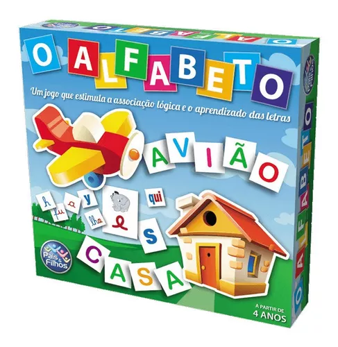 Alfabeto,Vamos,Formar,Palavras,Letras - Brinquedos E Jogos Pedagógicos e  Educativos