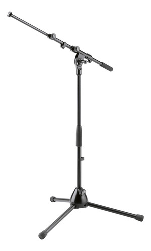 Micrófono Soporte Telescópico Bajo Nivel 2 Piezas Negro