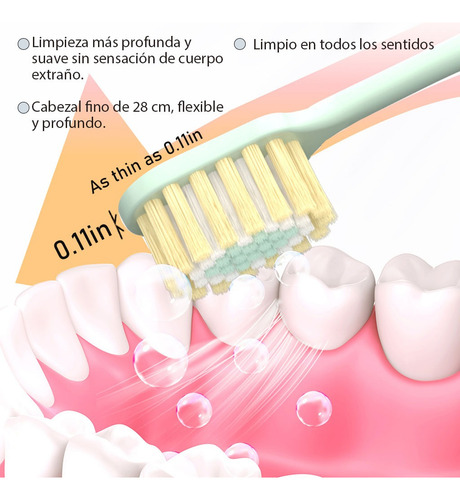 8pzs Cepillo De Dientes Para Niños Y Adulto