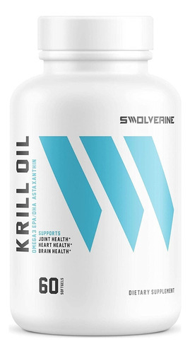 Aceite Krill 500 Mg Swolverine - U - Unidad A $4665