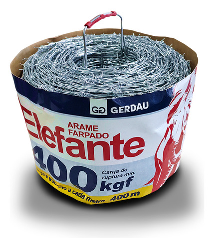 Arame Elefante 2,2mm 400 Metros Gerdau Cor Prateado