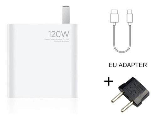 Cargador Xiaomi 120w + Cable (original)