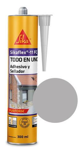 Pack 12x300ml Sikaflex 11fc Sellante Poliuretano Gris