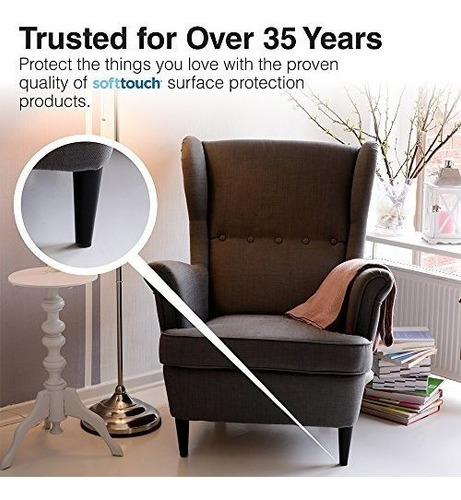 Softtouch Almohadilla Fieltro Cuadrada Para Mueble
