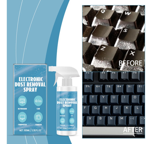 Limpiador De Teclado Airss Spray Notebook Computer Dusts Col