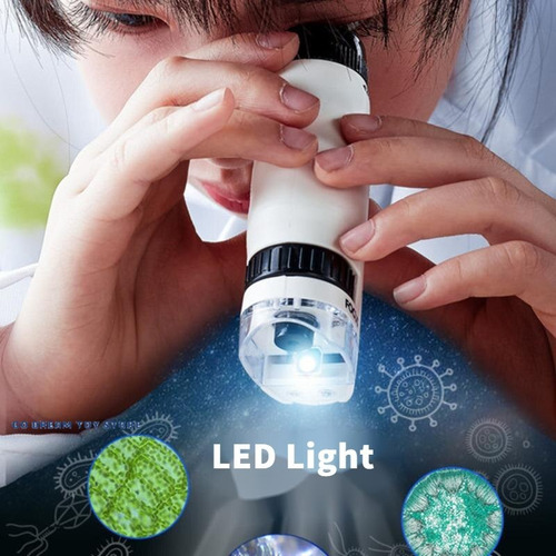 Microscopio Portátil Laboratory Led Juegos Educativos