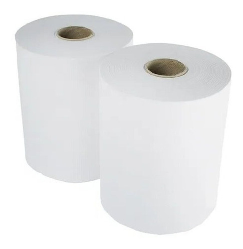 Rollo Bobina Papel Toalla 300mts X 20 Cm X 2u. Blanca 