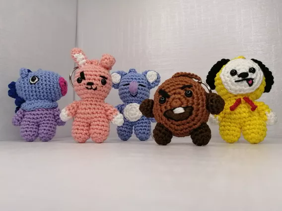 Personajes De Bts Amigurumi