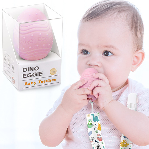 Juguete De Denticion De Huevo De Dinosaurio Para Bebe, Hecho